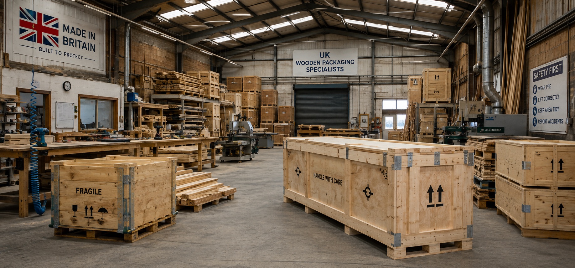 Custom Made Wooden Shipping Crates and Cases in Birmingham