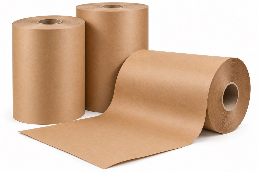 Waxed Kraft Paper Rolls